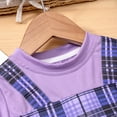 thumbnail image 5 of Zshosam Toddler Girl Fall Clothes Girls Clothes Long Sleeve T-Shirt and Bottom Pants 2 Pieces Fall Winter Clothes for Teen Girls Size 1T 2T,(Purple 1-2 Years), 5 of 9