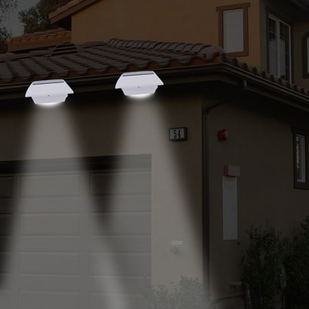 4 Led High Brightness Solar Power Garden Security Lamp Outdoor 4 Led High Brightness Solar Power Garden Security Lamp Outdoor Waterproof Wall Lights Lamps For