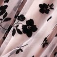 thumbnail image 7 of Fesfesfes Skirts for Women Long Tulle Tutu Skirt 3D Flower Embroidery Solid Color High Waist Mesh Midi Swing Skirt, 7 of 7