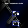 thumbnail image 2 of GM962 aluminum vertical graphics card bracket double support jack bracket desktop computer chassis graphics card bracket heat dissipation bracket black, 2 of 8