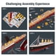 thumbnail image 4 of Puzzle 3D CubicFun LED Titanic, barco grande de 35 pulgadas para adultos CubicFun CubicFun, 4 of 7