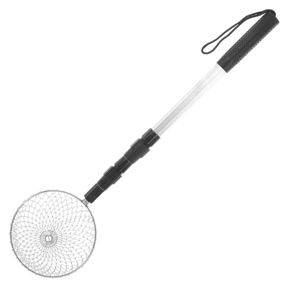 Tineasur Metal Egg Grabber, Silver, Telescopic Design, Lightweight, for Coop Use