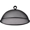 thumbnail image 5 of Conception de Maille Dense de Couverture Alimentaire 180 Degrés Rotatif Simple Écran Alimentaire en Fer avec Poignée pour la Maison Salle à Manger Noir Rond Moyen, 5 of 5
