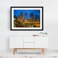 thumbnail image 2 of Chicago River Skyscrapers - Chicago Illinois Photography Black Framed Wall Art Print 24 x 36 inches, 2 of 4