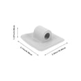 thumbnail image 2 of SOPOTUTU 4Pcs Grey PVC Boat Motor Mount Bracket with Strong Locking Mechanism for Kayak Accessories, 2 of 8