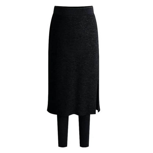 Pantalones térmicos de invierno y otoño para mujer, pantalones de chándal de Color sólido de diseño Simple, mallas para fiesta y tiempo Prendas para la parte inferior del cuerpo Negro 5XL sweethay AP013485-08