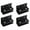 Black, variant on BE-TOOL Aluminum Alloy Glass Panel Bracket Clamp Glass Clips Glass Holder Glass Panel Bracket for Showers Rooms Kitchens (Large, Silver)
