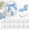 White,Light Blue-24, variant on 24 Set Large Gable Boxes With Handle Ribbon And Tag Red