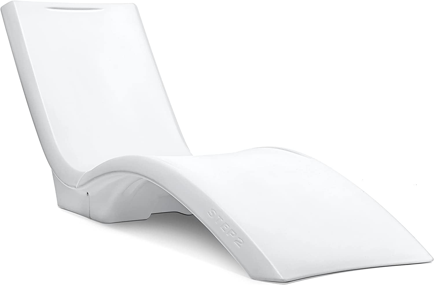 SHMAMT Vero Pool Lounger White Pool Lounge Chair Sleek, Durable