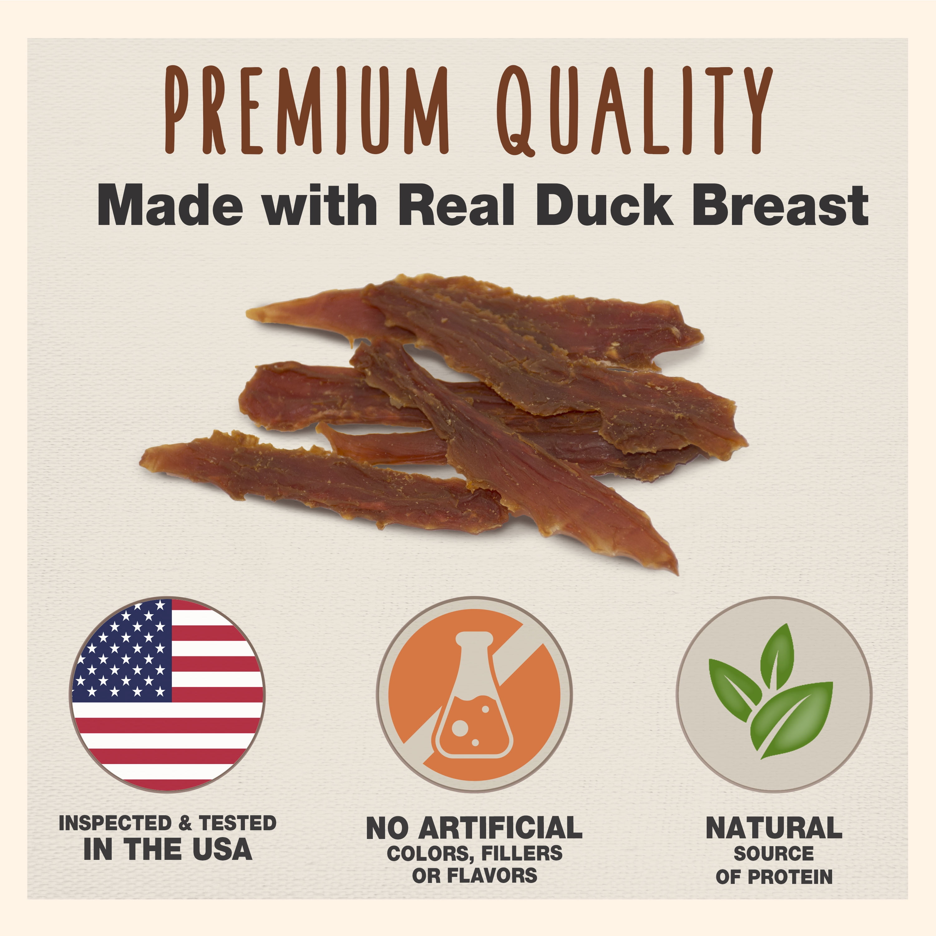 cadet Duck Breast Dog Jerky Treats