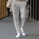 thumbnail image 2 of Amzcrzy Pantalones Hombre Clásicos Suaves Color Liso Trabajo Informales Ligeros Pierna Recta Cintura Elástica Holgados Cómodos Con Bolsillos Tallas M-3XL Gris, 2 of 4