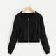 thumbnail image 1 of MKLEKYY Playeras Mujer Sudadera Con Capucha, Informal, Lisa, Con Cremallera, Manga Larga Y Bolsillo, Blusa Para Mujer Talla L, 1 of 3