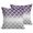 Purple, variant on Throw Pillow Covers 18x18 Inch Set of 2 Purple and Gray Ombre Gradient Decorative Pillows Cushion Case Soft Square Pillowcases Morocco Pattern Throw Pillows for Couch Sofa Bed Chair Home Decor