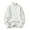 White, variant on comerut Turtleneck Long Sleeves Fleece Lining Ribbed Trim Men Sweater Autumn Winter Solid Color Thickened Warm Sweater Jumper Daily Clothing