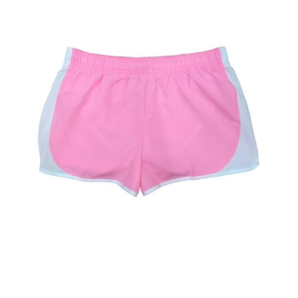 Xersion Girls Pink & White Running Track Athletic Training Shorts X ...