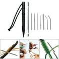 thumbnail image 4 of koolsoo 4/9/12Pcs Bracelet Stitching Needles Shaft Tool Set Paracord Fid Strings Kit Umbrella Rope Needle Set Camping & Hiking Tools 9Pcs, 4 of 9