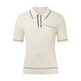thumbnail image 1 of YDLCAFD T-Shirt Homme Manches Courtes Mode Extérieur Décontracté Tricoté Manches Courtes, 1 of 7