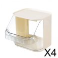 thumbnail image 1 of Caja de almacenamiento para el baño,Organizador de pared colgante con soporte para hisopos de algodón,Caja de almacenamiento para baño montada en la pared con soporte para hisopos,Soporte, 1 of 10