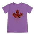 thumbnail image 3 of LUOGENLI Ensemble de Hauts Maxi Tendance pour Garçons pour Usage Quotidien Décontracté pour l'École et les Activités Extérieures Chemise à Manches Courtes Col Rond Élégante Chemises Décontractées pour Garçons Longueur Genou Violet Taille 3-4 Ans, 3 of 4