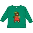 thumbnail image 3 of Inktastic Gingerbread Girl Christmas Boys or Girls Long Sleeve Toddler T-Shirt, 3 of 5