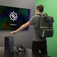 thumbnail image 2 of ENHANCE Console Gaming Backpack Compatible with Xbox Series X, Xbox Series S - Storage Compartments for Controllers, Games & Accessories - Headset Storage, Cable Organizers & Zippered Mesh Pockets, 2 of 9