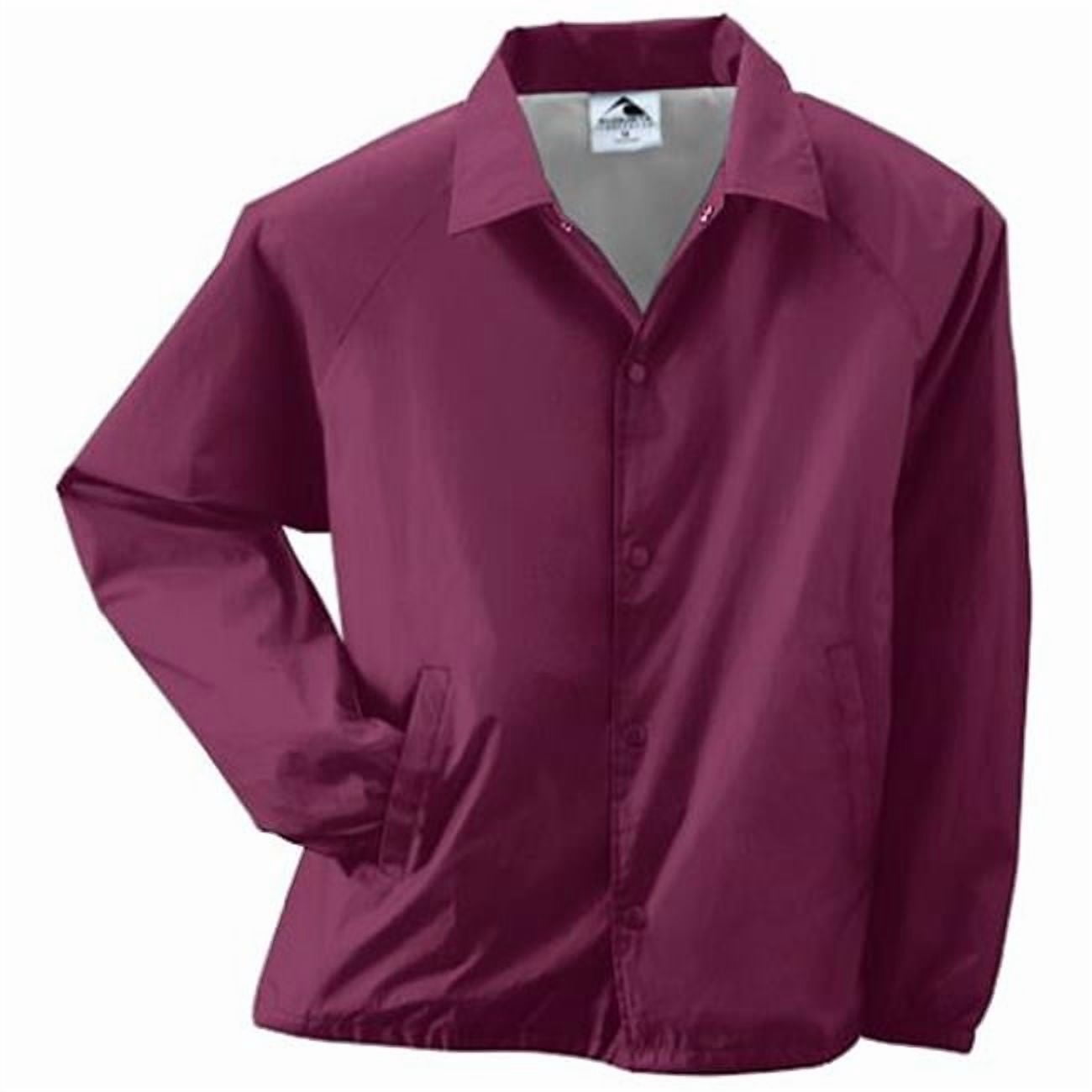NYLON COACH'S JACKET/LINED RED M - Walmart.com