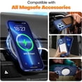 thumbnail image 2 of for iPhone 13 Pro Max Case Magnetic Compatible with MagSafe Slim Translucent Matte Phone Case Cover 6.7 inch, Navy Blue, 2 of 14