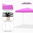 thumbnail image 4 of Outdoor Basic 8'x10' Pop Up Canopy Tent Party Wedding Folding Commercial Instant Shelter Sun Shade with Carring Bag, Pink, 4 of 10
