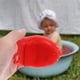 thumbnail image 4 of Cepillo de ducha de silicona exfoliante y masajeador para bebés y niños., 4 of 7