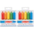 thumbnail image 1 of Tapete didáctico Melissa & Doug de Crayons, 5 colores (paquete de 2), 1 of 9