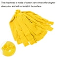 thumbnail image 4 of Uxcell Microfiber Cloth Mop Heads Replacement Floor Cleaning Pads Yellow 2 Pack, 4 of 5