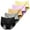 5 Pack-Black/Gray/Beige/Pink/Yellow, variant on 5 Pack Menstrual Period Underwear for Women Mid-Rise Floral Cotton Postpartum Briefs Full Coverage Leak-Proof Stretch Briefs