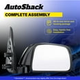 thumbnail image 5 of AutoShack Driver and Passenger Mirrors Power Gray Primed Heated Manual Folding Pair of 2 Replacement for 2005-2010 VW Jetta 1.8L 1.9L 2.0L 2.5L FWD KAPVW1320122PR, 5 of 5