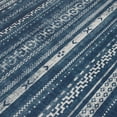 thumbnail image 4 of ReaLife Rugs Machine Washable Printed Moroccan Stripe Blue Eco-friendly Recycled Fiber Area Runner Rug (2'6" x 8'), 4 of 10