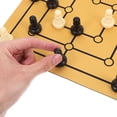 thumbnail image 4 of Miangastore 1 Set Portable Nine Mens Morris Board Game Set for Family Entertainment Traditional Tabletop Fun and Gathering Chessboard Fun for All Ages, 4 of 9