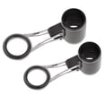 thumbnail image 1 of DYNWAVECA 2pcs Fishing Rod Guides Eye Folding Rod Building DIY Repair Kit Stainless Steel Frame Ceramic 18/19mm, 1 of 8