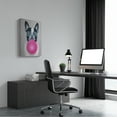 thumbnail image 2 of The Stupell Home Decor Collection French Bulldog With Bubblegum And Glasses Canvas Wall Art, 2 of 6