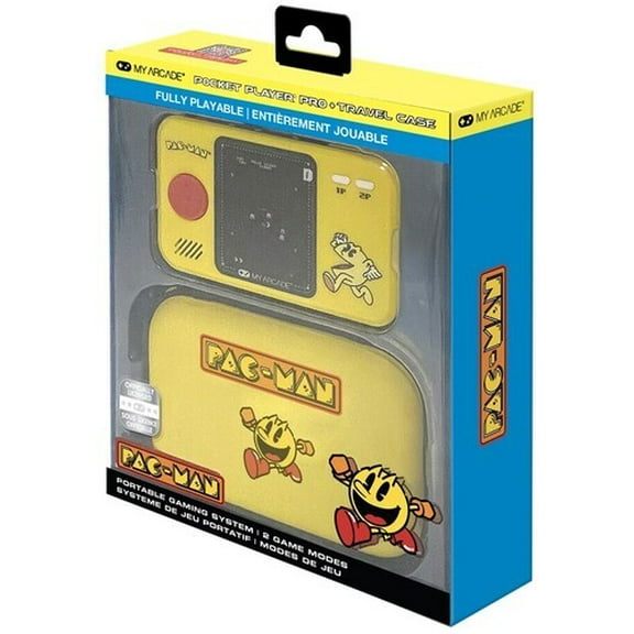 My Arcade - DGUNL-7143 Pac-Man Pocket Player Pro Portable Handheld Gaming System With Travel Case