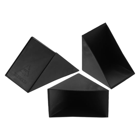 20Pack Corner Protectors 36x67mm Plastic Right Angle Corner Guards Cushion, Black