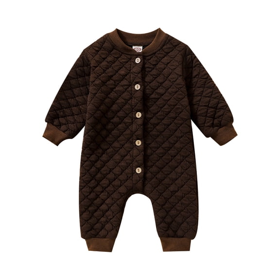 Sngxgn Baby Bodysuits Long & Short-Sleeve(Coffee,60)