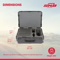 thumbnail image 3 of SKB iSeries Shure Microflex Hard Case, Waterproof Storage for Microphone Gear, 3 of 11