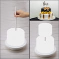 thumbnail image 4 of Savita 24pcs 9.5 Inches Plastic Dowel Rods for Cake Support, Stacking and Tiered Construction, 0.4 Inches Diameter (White), 4 of 6