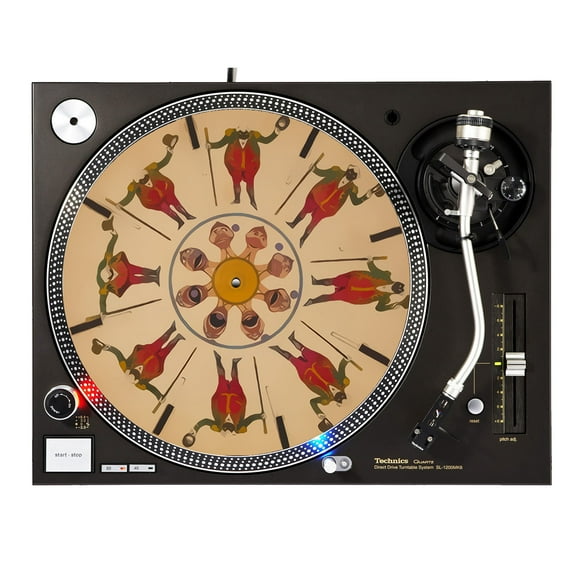 KuzmarK™ 12" DJ Turntable Slipmat - Circus Circus