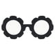 thumbnail image 5 of Qarigey Gafas para niños Gafas de girasol Adorables Accesorios de ropa de moda Estilo para protección de ojos Negro Blanco Plata Type2 NO2, 5 of 6