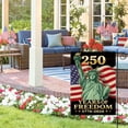 thumbnail image 5 of Sm:)e The Statue of Liberty 250th Anniversary American Patriotic July 4th Garden Flag 12x18 Inch, Double Sided, 5 of 8