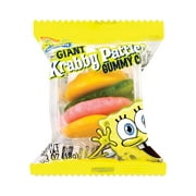 Nickelodeon SpongeBob Squarepants Giant Krabby Patties Gummy Candy, 0.63 oz Pack, 36/Carton