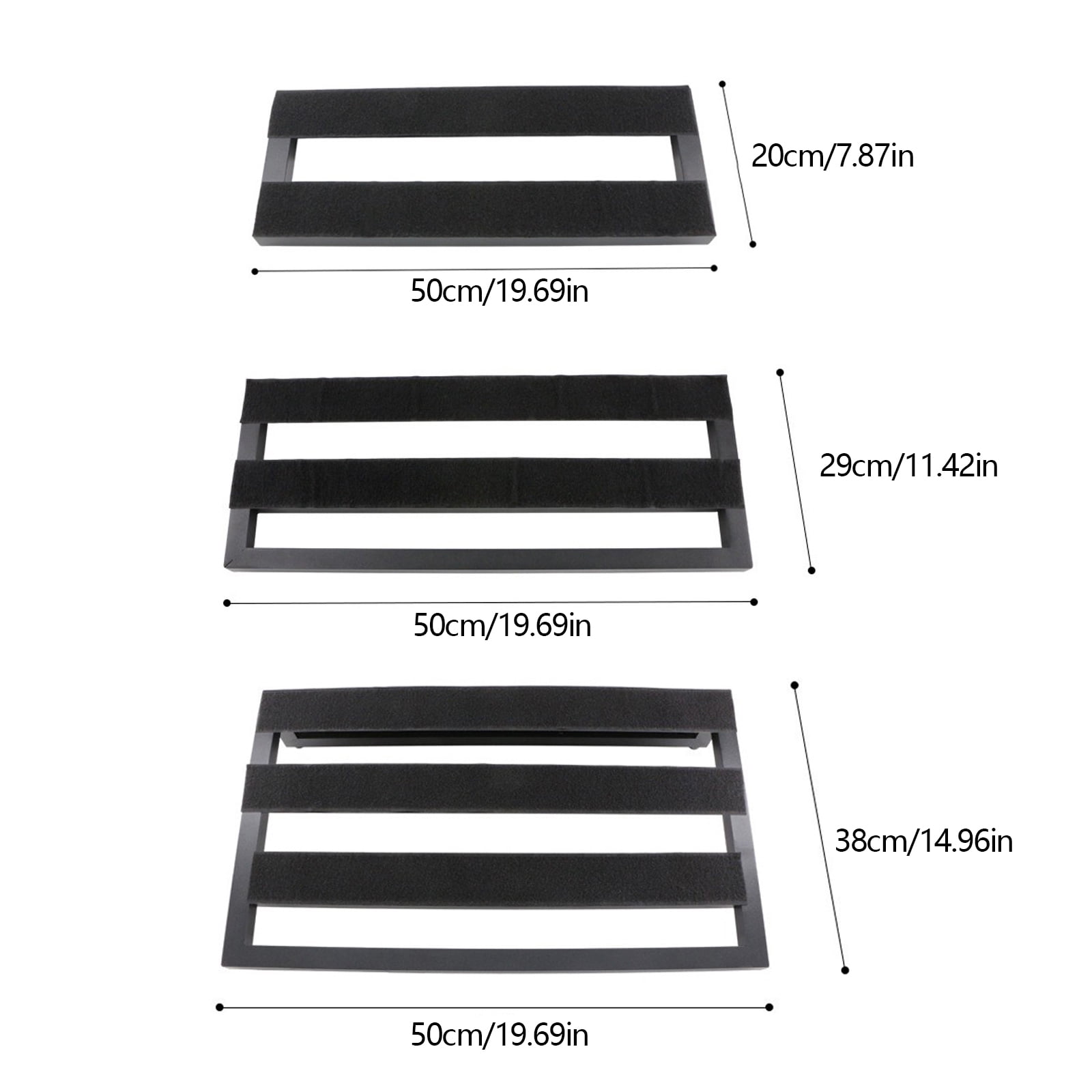 Stable Practical Effects Bracket Portable Guitar Effect Pedal Board for Instrument Concert Stage Performances Enduring