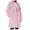 Pink, variant on Wyzesi Winter Trench Coat Women Long Water Proof Women's Loose Fit Long Coat Women's Lightweight Jacket Summer Womens Winter Coats With Hood Plus Size