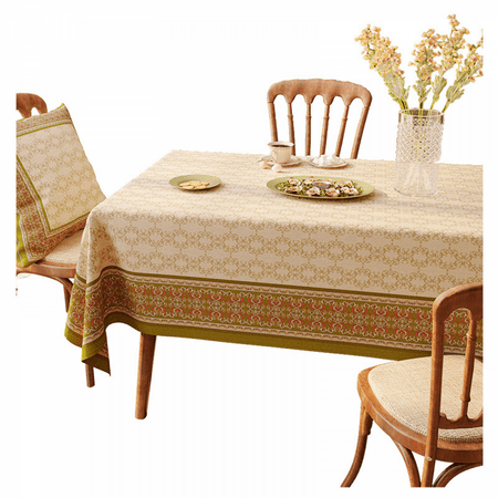 

Tablecloth for Bohemian Rectangle Table Covers Washable Wrinkle Free Linen Bohemian Style Design Table Cloth for Dining Parties Room Tabletop Decoration(55inche)