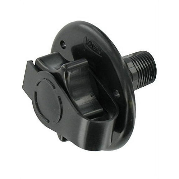 Valterra A01-0168BK Black 2-3/4" Flange Water Inlet